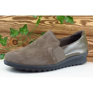 Rockport‎ Size 7.5 W Brown Round Toe Flat Leather Women